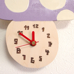 kinoko clock (maru) 2枚目の画像