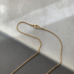 【175】〜真鍮製〜 gold ballchain necklaces 7枚目の画像