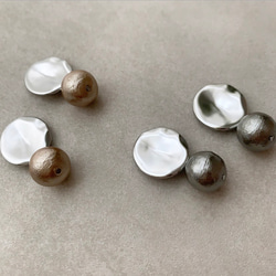 【181】matte plate × cotton perl      …i, 2枚目の画像