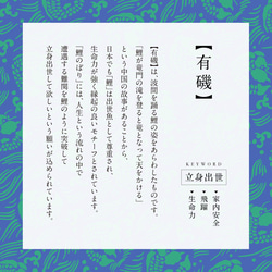 端午の節句・しあわせ和柄メモリアルポスター｜こどもの日・初節句祝い｜お名前とお誕生日お入れします｜縁起の良い鯉のデザイン 6枚目の画像