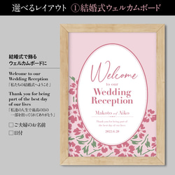 結婚式・しあわせ和柄メモリアルポスター｜披露宴のウェルカムボードに｜結婚記念のポスターに｜インテリア映えの縁起物ポスター 2枚目の画像