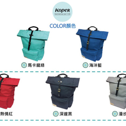 【KOPER】Solid Heart Bag-Single Button Casual Backpack Passion Red 5枚目の画像