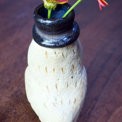 ふくろうさんのハット～小さい花器タイプ（B) 4枚目の画像