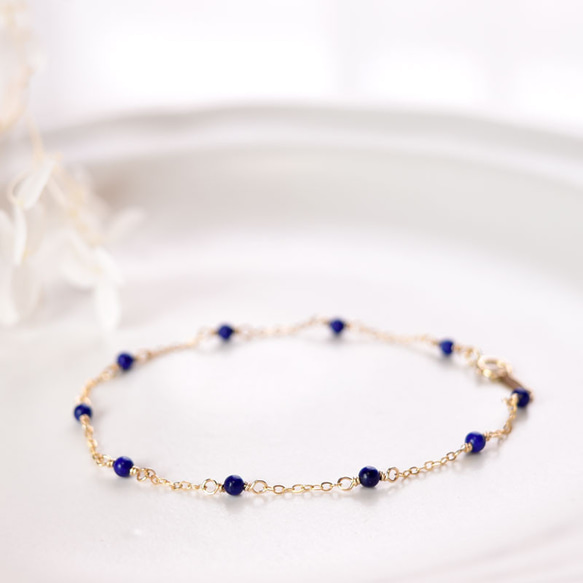 14 kgf·petit Lapis lazuli手鐲 第1張的照片