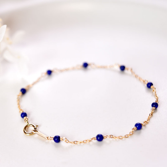 14 kgf·petit Lapis lazuli手鐲 第3張的照片