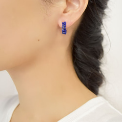 16KGP耳環Lapis Lazuli 第4張的照片