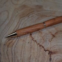 木製シャープペンシル0.5㎜ キャリア　欅  蜜蝋クリーム仕上げ 5枚目の画像