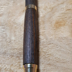 木製ボールペン　神代欅　ノック式　スリムライン　白蝋仕上げ　 8枚目の画像