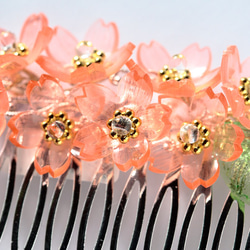 透明桜のヘアコーム 5枚目の画像