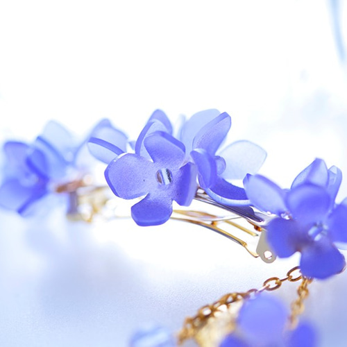 紫陽花のバレッタ(紫) バレッタ 8gatu 通販 5766387|Creema 紫陽花のバレッタ(紫) バレッタ 8gatu 通販 5766387|Creema