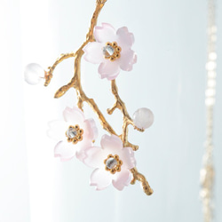 桜の枝ネックレス 3枚目の画像
