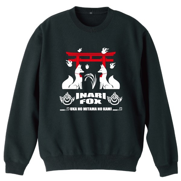 SAKAKI お稲荷さま スウェット ブラック