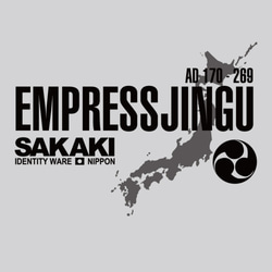 SAKAKI  神功皇后 Ｔシャツ ライトグレー 4枚目の画像