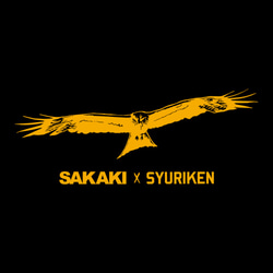 SAKAKI 金鵄 Tシャツ ブラック 3枚目の画像