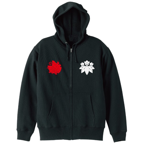 SAKAKI 源平合戦 パーカ ブラック