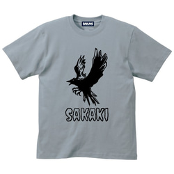 SAKAKI 八咫烏ロゴ Tシャツ 1枚目の画像