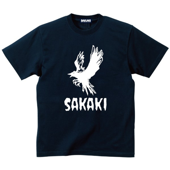 SAKAKI 八咫烏ロゴ Tシャツ 3枚目の画像