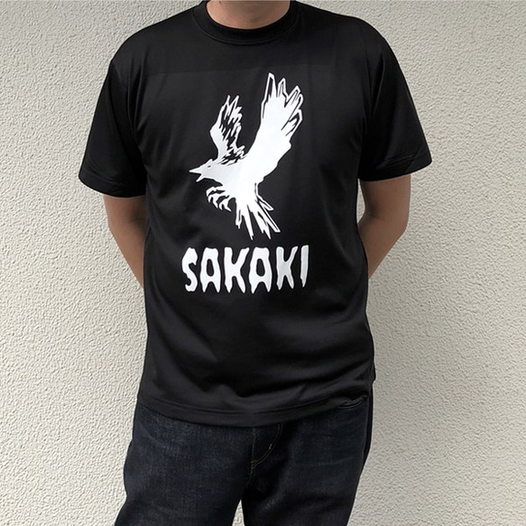 SAKAKI 八咫烏ロゴ Tシャツ 10枚目の画像