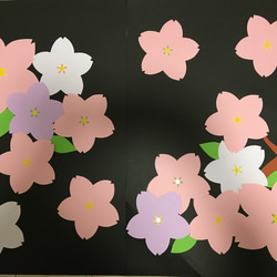 桜の壁面飾り さくら 桜 春の壁面 入園 入学 アルバム飾り 色紙飾り