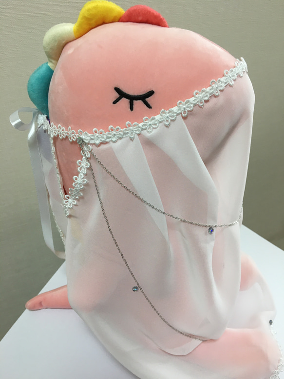 フェイスベール 一点物 姫マスク シフォンジョーゼット 夜の接客 占い 