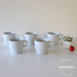 波佐見焼　　マグカップ 　麻の葉【tomofac】 3枚目の画像