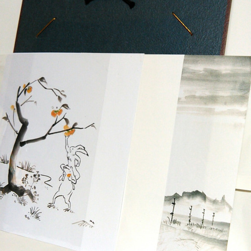 稲とトンボ（色紙サイズ） 絵画 眞墨彩デザイン 通販 6711941｜Creema