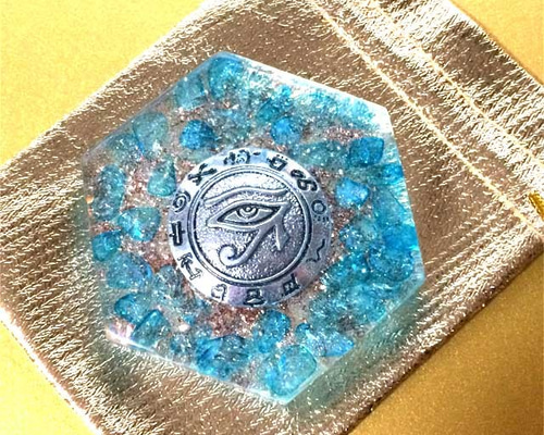 魔除け☆オルゴナイトボールペン1本②＋替え芯2本（願い叶えるメモリー