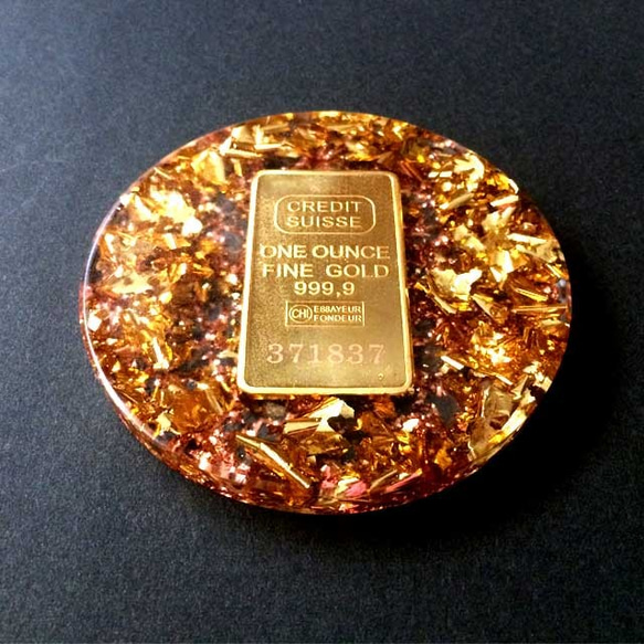 オルゴナイト 豊かさ ゴールド 金運 超金運アップ＋億万長者マインド＋大きな幸運☆魔法のオイル☆ゴールド