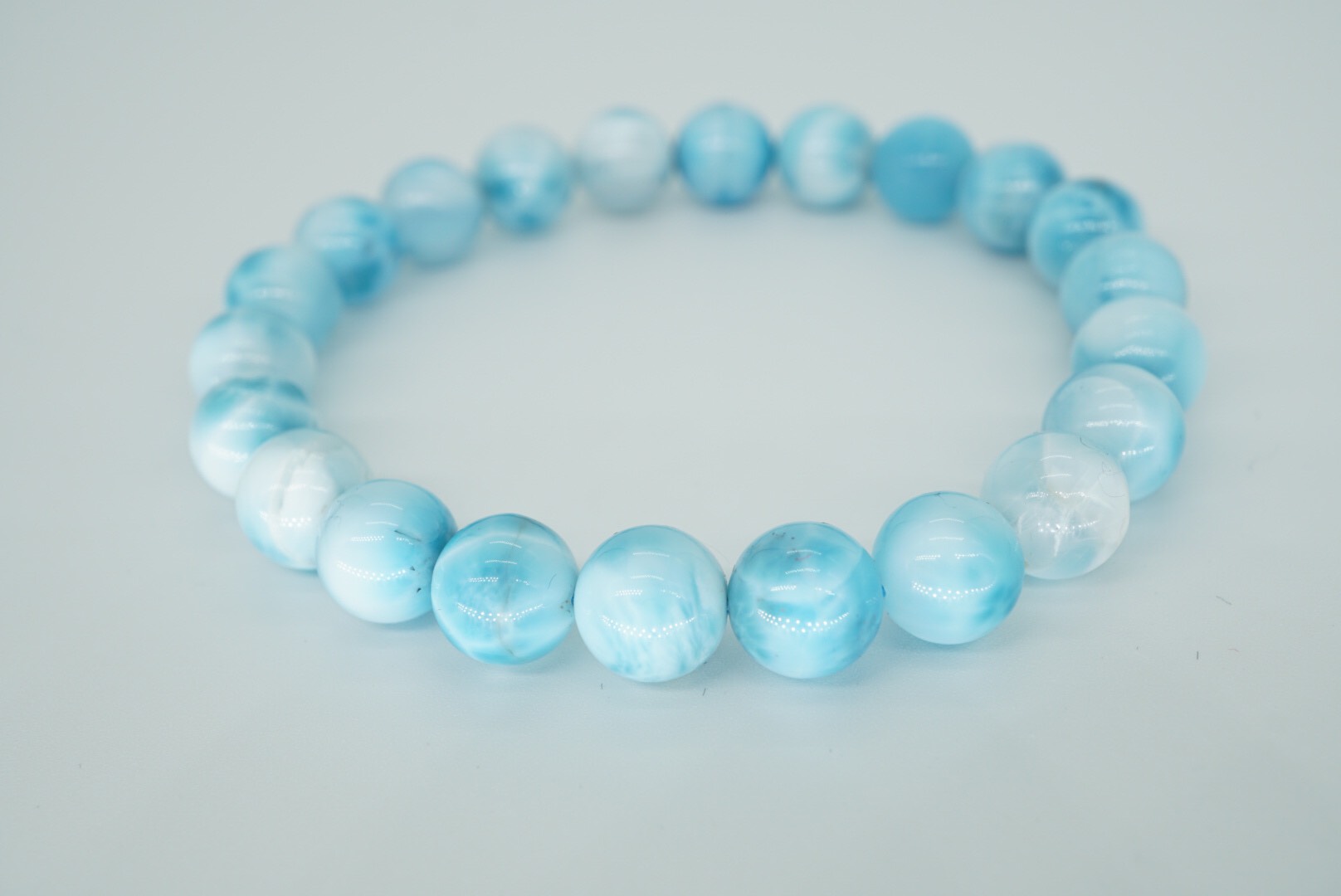 ラリマー プレミア 天然石 ブレスレット