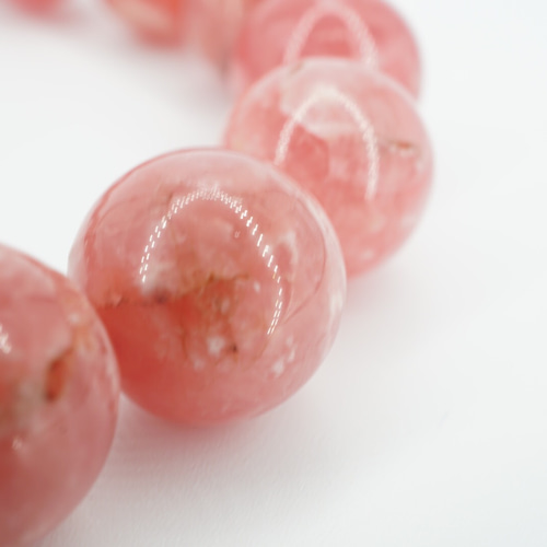 インカローズ ロードクロサイト 天然石 ブレスレット 12mm ①