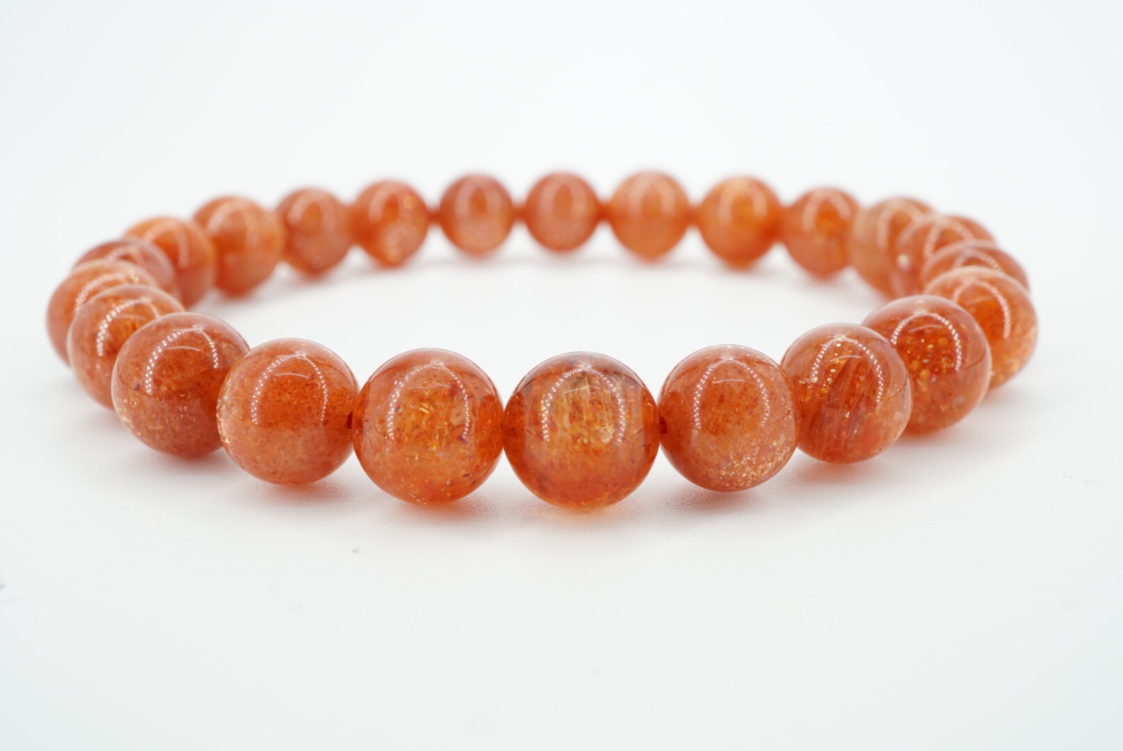 サンストーン 天然石 ブレスレット ①