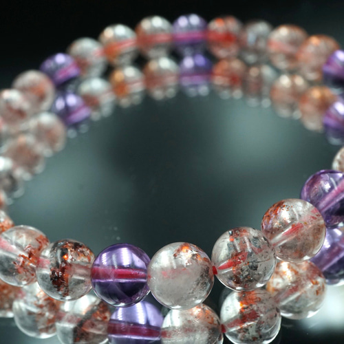 極上 透明度抜群 大人気 スーパーセブン 天然石 ブレスレット