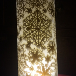 ランプシェイド / 雪の結晶/11×11×24cm / Atelier TanTan 3枚目の画像