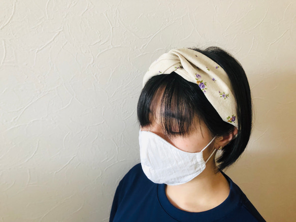アイスコットンマスク　夏マスク　冷感接触　涼しい 5枚目の画像