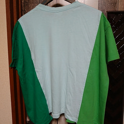 ハンドメイドリメイクドッキングTシャツ 2枚目の画像