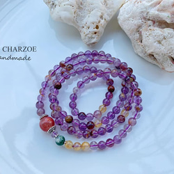 CHARZOE.handmade.紫幽靈 紫水晶念珠/送禮/智慧/創意/手作/客製化 第4張的照片