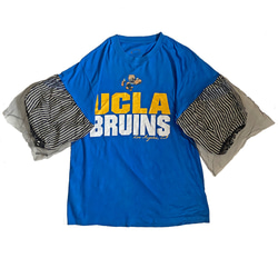 リメイク 袖2重（チュール＋スカーフ）Ｔシャツ(UCLA) 1枚目の画像