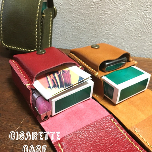シガレットケース【オリーブ】 その他ケース High☆village 通販