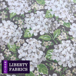 1点モノ＊＊一枚仕立て＊＊♡春夏♡LIBERTY HampshireBloom ♡不織布見えるマスクカバー 4枚目の画像