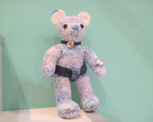 ハンドメイド テディベア ストレートアルパカロップイヤー クリスページ CHOOSEBASE SHIBUYA アルパカベア 【S】 テディベア ぬいぐるみ