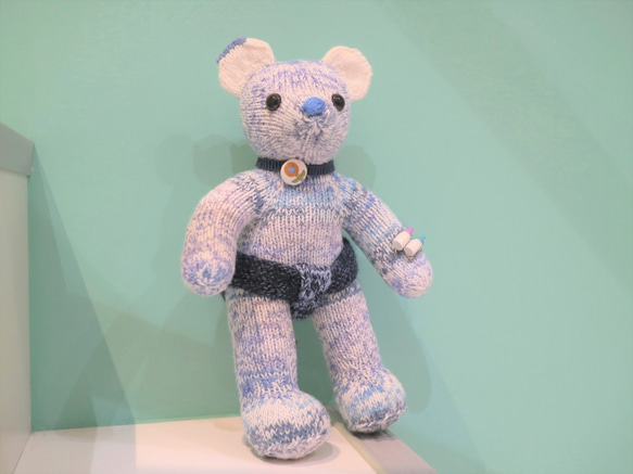 クマの愛 * Xiong Meimei * 手織りのテディベア ベビー ベア ニット