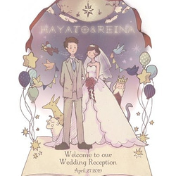 【オーダーメイド】絵本の窓のウェルカムボード 4枚目の画像