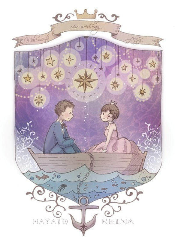 【オーダーメイド】絵本の窓のウェルカムボード 5枚目の画像