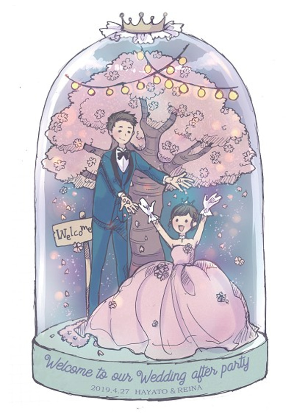 【オーダーメイド】絵本の窓のウェルカムボード 7枚目の画像