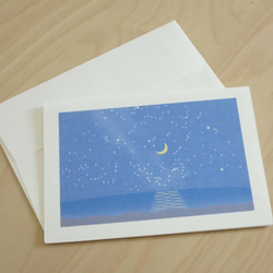Greeting Card 3枚セット/G9_夜の海 2枚目の画像