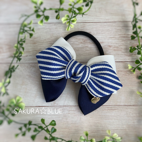 千鳥格子のバイカラー♡重ねリボン ヘアゴム S-rah 通販 17580989  