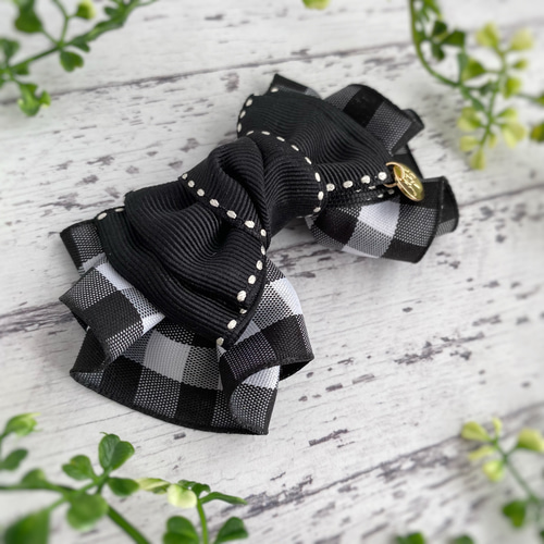 オーダーメイド ギンガムチェックリボン オーダーメイド ギンガムチェックリボン