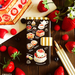 sweets 手帳型iPhone6/6s/7/8ケース【受注生産】 1枚目の画像