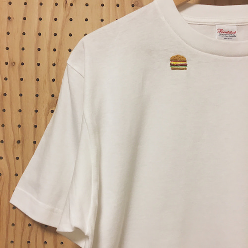 ハンバーガー刺繍Tシャツ Tシャツ deadcandies 通販 8070231