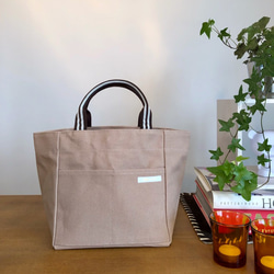 [おかばのゆめ]8号/11号×倉敷帆布×8番糸 丸底トートバッグM おかばのゆめ様専用]8号/11号×倉敷帆布×8番